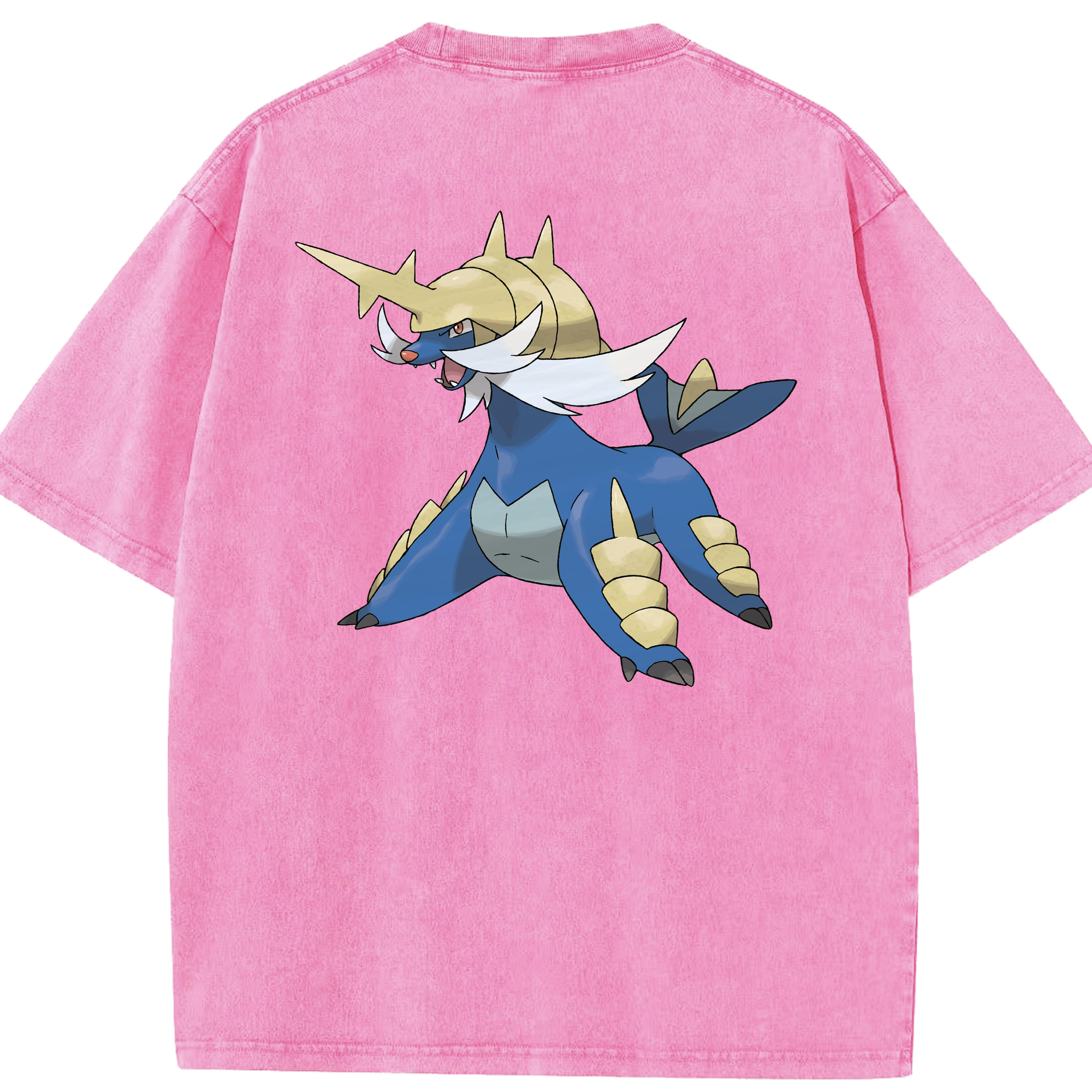 （画像用） ポケットモンスター Pokémon 綿100% ヴィンテージ風 半袖Tシャツ（背面プリント）